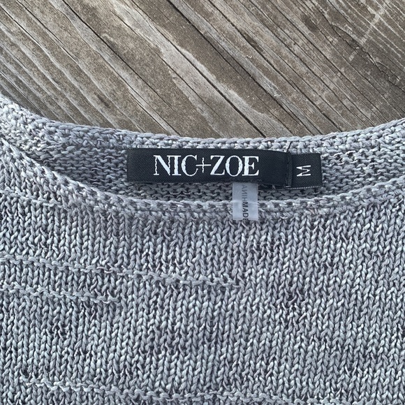 NIC and ZOE
Run Around Fringe-Trim Sweater - Picture 4 of 9
